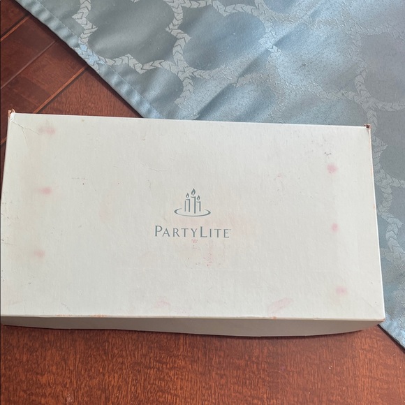 PartyLite Red Taper Vintage 10" Pink Unscented Dinner Candles 6 Pack Square - Picture 3 of 6